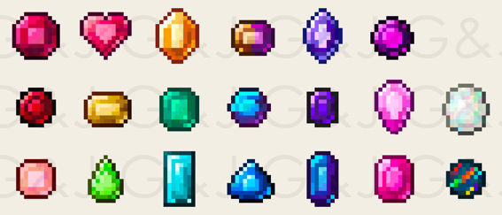 Gem & Jewels gem display